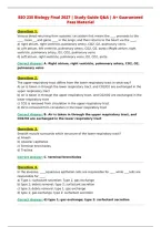 BIO 235 Biology Final  Questions & Answers &vert; 100&percnt; Verified&NewLine;&vert; Fast Pass Prep