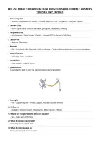 Bio 253 Exam 2 Updated Actual Questions And Correct Answers&NewLine;Verified 2027 Edition&NewLine;