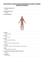 Bio 253 Exam 1 Updated Actual Questions And Correct Answers&NewLine;Verified 2027 Edition
