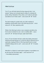 NR 667 Exit Exam &ndash; Nursing Exam Questions & Answers Study Guide&NewLine;&NewLine;&NewLine;
