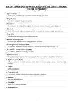 Bio 1201 Exam 1 Updated Actual Questions And Correct Answers&NewLine;Verified 2027 Edition
