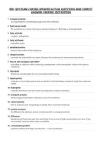 Bio 1201 Exam 2 Gregg Updated Actual Questions And Correct&NewLine;Answers Verified 2027 Edition