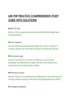 Leik Fnp Practice Comprehensive Study&NewLine;Guide With Solutions&NewLine;