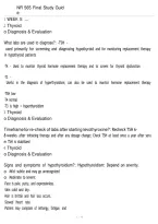 NR 565 Final Exam Study Guide &ndash; Advanced Pharmacology Notes & Review