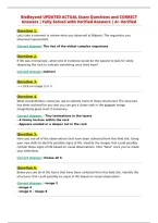 BioBeyond UPDATED ACTUAL Exam Questions and CORRECT&NewLine;Answers &vert; Fully Solved with Verified Answers &vert; A&plus; Verified&NewLine;