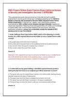 BSIS Firearm Written Exam Practice Exam &vert; California Bureau of Security and Investigative Services