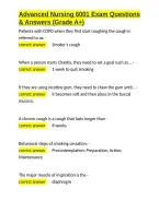 Advanced Nursing 6001 Exam Questions & Answers &lpar;Grade A&plus;&rpar;&period;docx&NewLine;&NewLine;