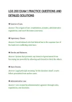 Lgs 200 Exam 1 Practice Questions And&NewLine;Detailed Solutions&NewLine;