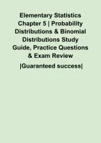 Elementary Statistics Chapter 5 &vert; Probability Distributions & Binomial Distributions Study Guide&comma; Practice Questions & Exam Review