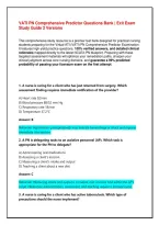 VATI PN Comprehensive Predictor Questions Bank &vert; Exit Exam Study Guide