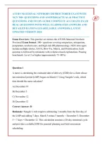 Ati Rn Maternal Newborn Ob Proctored Exam With  Ngn 300&plus; Questions And Answers&vert;Actual & Practice  Questions And Study Guide Complete Accurate Exam  Real Questions With Well Elaborated Answers And  Detailed Rationales &lpar;Reliable Answers&rpar; Latest  Updated Ver