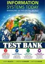 Test Bank &mdash; Information Systems Today&colon; Managing in the Digital World&comma; 10th Edition &lpar;Valacich&comma; Schneider & Hashim&comma; 2026&rpar; &vert; All Chapters 1-10 Covered&NewLine;