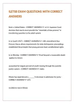 Iletsb Exam Questions With Correct Answers