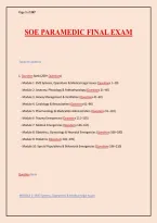 SOE Paramedic Final Exam Study Guide &vert; 210 Questions with Detailed Answers & Rationales &vert; NREMT Prep&NewLine;&NewLine;