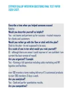 Stryker Gallup Interview Questions&period;final Test Paper 20262027&period;&NewLine;&NewLine;&NewLine;