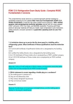FDNY Z-51 Refrigeration Exam 2026&sol;2027 Study Guide &vert; Complete RSOE Fundamentals