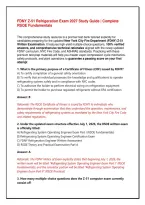 FDNY Z-51 Refrigeration Exam 2026&sol;2027 Study Guide &vert; Complete RSOE Fundamentals
