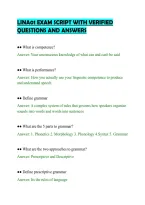 Lina01 Exam Script With Verified&NewLine;Questions And Answers