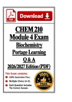 CHEM 210&nbsp; Module 4 Exam &vert; Biochemistry &vert;&nbsp;&NewLine;Portage Learning &vert; Q & A &vert; 2026&sol;2027 actual&nbsp;&NewLine;&lpar;PDF&rpar;&nbsp;
