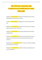 NSG 530 Exam 1 Questions with  Detailed Correct Verified Answers 2026 Study Guide 