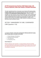 ATI PN Comprehensive Predictor 2026 Retake Guide&colon; 250 Practice Questions&comma; NGN Case Studies & Detailed Rationales