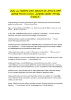 Drury LEO Academy Ethics Test with all Correct & 100&percnt; Verified Answers &vert;Actual Complete Update &vert;Already Graded A&plus;