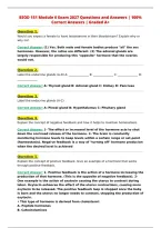 BIOD 151 Module 6 Exam 2027 Questions and Answers &vert; 100&percnt;&NewLine;Correct Answers &vert; Graded A&plus;