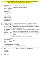LEO Study Set for Assessment 3 with all & 100&percnt; Verified Answers &vert;Actual Complete Update &vert;Already Graded A&plus;
