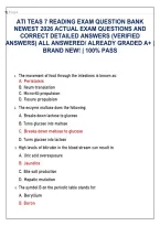 Official ATI TEAS Version 7 Reading Comprehension Prep Pack &ndash; 100&percnt; Verified Answer Key