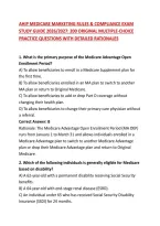 Ahip Medicare Marketing Rules & Compliance Exam Study Guide 2026&sol;2027&colon; 200 Original Multiple-Choice Practice Questions With Detailed Rationales