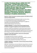 Certified Floodplain Manager &lpar;CFM&rpar; 2026&sol;2027 Study Guide &vert; ACTUAL-Style CFM Practice Questions & Answers&comma; Latest Updated Certified Floodplain Manager Exam Prep&comma; Verified Answers&comma; Detailed Rationales&comma; FEMA Floodplain Management&comma; NFIP&comma; Flood Insurance&comma; Floo