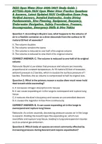PADI Open Water Diver 2026&sol;2027 Study Guide &vert; ACTUAL-Style PADI Open Water Diver Practice Questions & Answers&comma; Latest Updated PADI Certification Exam Prep&comma; Verified Answers&comma; Detailed Rationales&comma; Scuba Diving Fundamentals&comma; Dive Planning&comma; Equipment&comma; Buoyanc