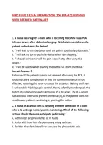 Med Surg 1 Exam Preparation&colon; 200 Exam Questions With Detailed Rationales
