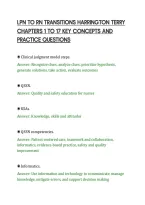 Lpn To Rn Transitions Harrington Terry&NewLine;Chapters 1 To 17 Key Concepts And&NewLine;Practice Questions