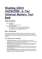 2026&sol;2027 Wyoming OSHA HAZWOPER S-Tier Universal Mastery Test Bank&colon; Grandmaster Practice Questions&comma; Detailed Rationales & Critical Axioms Cheat Sheet