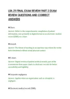 Lra 211 Final Exam Review Part 2 Exam&NewLine;Review Questions And Correct&NewLine;Answers&NewLine;
