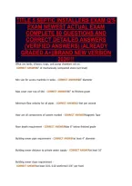Title 5 Septic Installers Exam Q's&NewLine;Exam Newest Actual Exam&NewLine;Complete 80 Questions And&NewLine;Correct Detailed Answers&NewLine;&lpar;Verified Answers&rpar; &vert;Already&NewLine;Graded A&plus;&vert;&vert;Brand New Version&NewLine;2026&excl;&excl;&excl;Title 5 Septic Installers Exam Q's&NewLine;Exam Newest Actual Exam&NewLine;