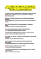 APEA PREP Exam Study Guide 2026&colon; 200&plus; Questions & Verified Answers &ndash; Pass Your NP Certification on the First Attempt&excl;