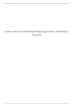 APEA Predictor Exam Blueprint 2026&colon; 130&plus; Practice Questions with Detailed Rationales &ndash; Master Every Testing Domain&excl;