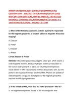 Armrit Mri Technologist Certification Exam Practice Question Bank &ndash; 2026&sol;2027 Edition&colon; Complete Study Guide With 200&plus; Exam Questions&comma; Verified Answers&comma; And Detailed Rationales &vert; Original Educational Resource &vert; Graded A&plus; &vert; 100&percnt; Verified Solutions &vert; Pass Fi