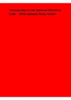 Introduction to the National Electrical Code &ndash; 2026 Updated Study Guide