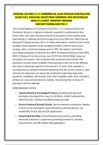 Arizona &lpar;Az Roc&rpar; C-11 Commercial Electrician Contractor Exam 