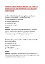 Icml Mla I Certification Examination - 200 Complete Exam Questions And Detailed Solutions &lpar;2026&sol;2027 Latest Update&rpar;