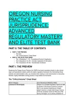 2026&sol;2027 S-Tier Oregon Nursing Jurisprudence Exam Guide&colon; Elite ONPA Test Bank &lpar;Q&A with Comprehensive Rationales&rpar;