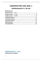 Complete samenvatting OdG deeltoets 2 - colleges&comma; literatuur&comma; begrippen