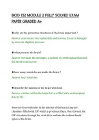 Biod 152 Module 2 Fully Solved Exam Paper Graded A