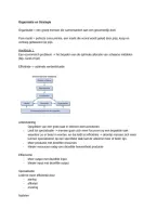 Organisatie en Strategie Hoorcollege aantekeningen &vert; Tilburg University &vert; 2026&sol;2027