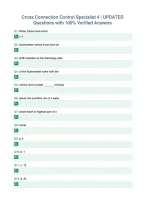 Cross Connection Control Specialist 4 &vert; UPDATED&NewLine;Questions with 100&percnt; Verified Answers&NewLine;