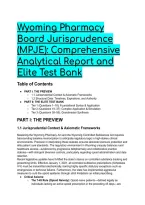 2026&sol;2027 Wyoming MPJE Elite Test Bank & Comprehensive Analytical Guide &lpar;S-Tier Preparation&rpar;