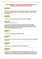 BIOL 235 Midterm 1 UPDATED ACTUAL Exam Questions and&NewLine;CORRECT Answers &lpar;Updated Study Guide&rpar;